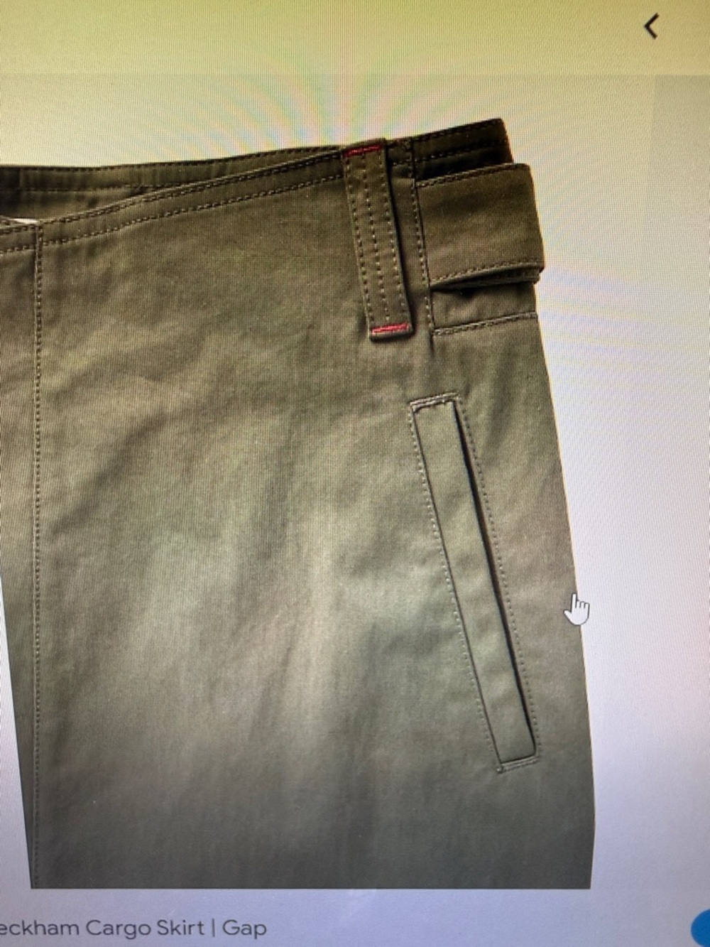 Gap x Victoria Beckham Women's High-Waist Front-Slit Pencil Skirt size 2 and 4 - Picture 4 of 4